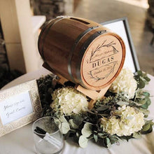  5 Gallon Wedding Branches Personalized Barrel