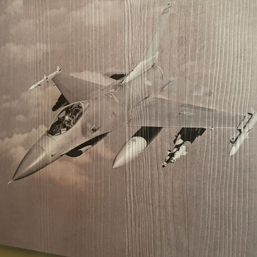 F-16 Fighter Planes Wood Triptych