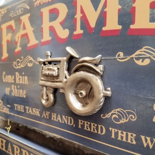 Farmer Wood Sign with Optional Personalization