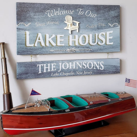 Lakehouse Nameboard
