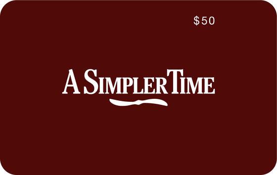 A Simpler Time $50 Gift Card