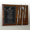 Dentist Personalized Plaque with Dental Tools