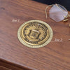 Personalized U.S. Air Force Walnut Keepsake Box with Medallion with Instructions