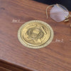 Personalized U.S. Coast Guard Walnut Keepsake Box with Medallion with Instructions