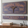 Occupational Therapist Wood Plank Sign with Optional Personalization