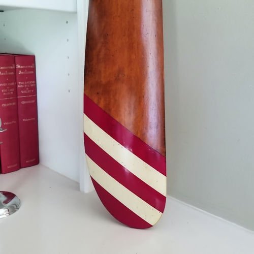 46in Retro Red and White Striped Barnstormer Propeller