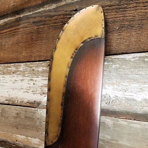 50 Inch 1917 Mahogany and Brass Wood Propeller