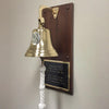 Cancer Medallion Plaque Bell - Polished