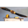72 Inch Replica Wood Naval Airplane Propeller (Black and Gold Finish)