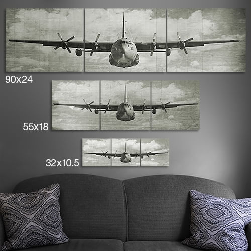 B-24 Liberator Wood Triptych