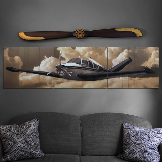 Beechcraft Bonanza Aviation Triptych