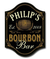 Bourbon Bar Personalized Sign