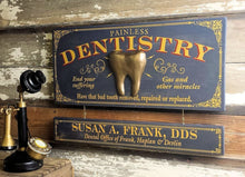  Dentistry Wood Plank Sign with Optional Personalization