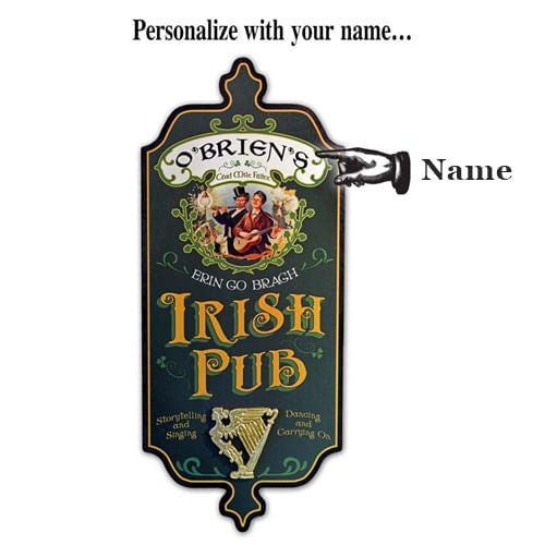 Dubliner Irish Pub Personalized Sign