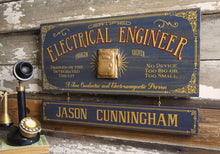  Electrical Engineer Wood Sign with Optional Personalization