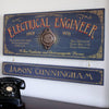 Electrical Engineer Wood Sign with Optional Personalization