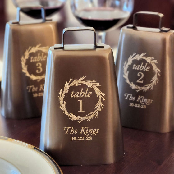 Engraved Wedding Table Bell