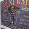 ER Nurse Wood Sign with Optional Personalization