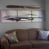 F-16 Fighter Wooden Triptych