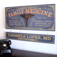  Family Medicine Wood Sign with Optional Personalization