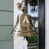 Family Name Initial Wall Bell - Antiqued