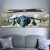 Harrier Jet Aviation Triptych