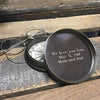 Brass Compass Inside Lid Engraving Example
