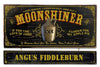 Moonshiner Wood Plank Sign with Optional Personalization