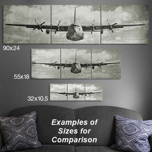 P-3 Orion Wood Triptych