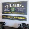 Personalized Army Sign