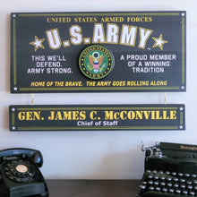  Personalized Army Sign