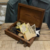 Personalized Brass U.S. Navy Walnut Keepsake Box