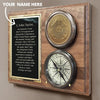 Personalized Coast Guard Compass on Plaque
