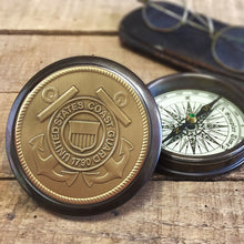  Personalized Coast Guard Medallion Compass