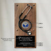 Personalized Physician Solid Wood Plaque