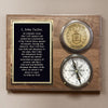 Personalized U.S. Air Force Compass on Plaque