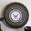 Personalized  U.S. Navy Barrel End Sign