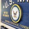 Personalized U.S. Navy Sign With Optional Personalization