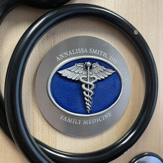 Personalized Physician Maple Wood Plaque