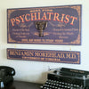 Professional Psychiatrist Wood Sign with Optional Personalization