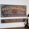 Psychologist Wood Sign with Optional Personalization