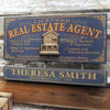 Real Estate Agent Wood Sign with Optional Personalization