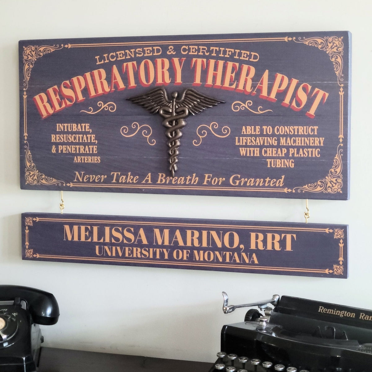 Respiratory Therapist Sign – A Simpler Time