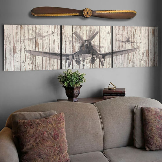 Rustic Corsair Aviation Triptych
