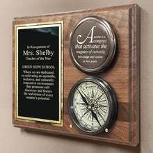  Teacher Compass On Personalized Plaque