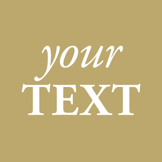 Text Engraving - Item 2B
