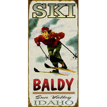  Woman Skiing Personalized Cabin or Chalet Sign