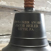 X-Large Dark Bronze Finish Brass Hand bell -13 Inches Tall